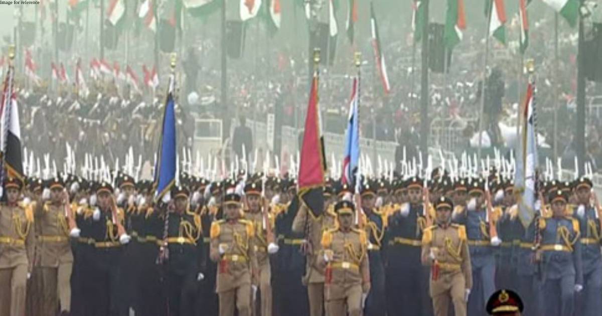 Republic Day Parade kicks off with Egyptian Army contingent's march on Kartavya Path